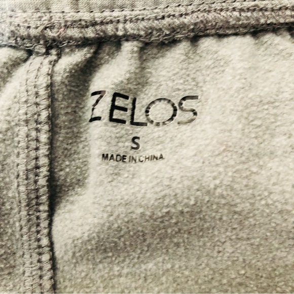 ZELOS Athletic Joggers Sweat Pants Gray with Zip Pockets Men’s Size Small - Picture 8 of 8